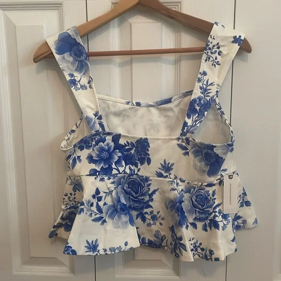 New Anthropologie Maeve Square Neck Peplum Tank Top size XXS, S, & M - Picture 12 of 15